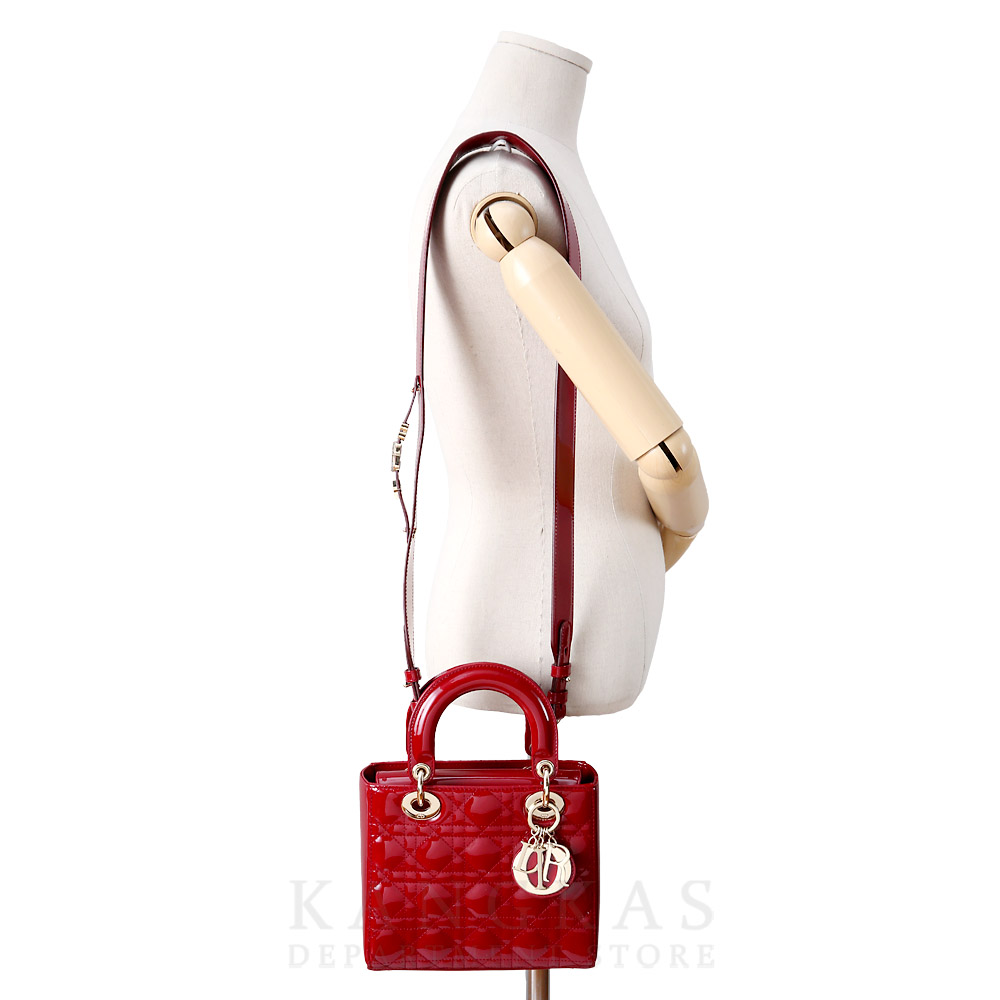 CHRISTIAN DIOR(USED)크리스찬디올 레이디디올 페이던트 스몰 백